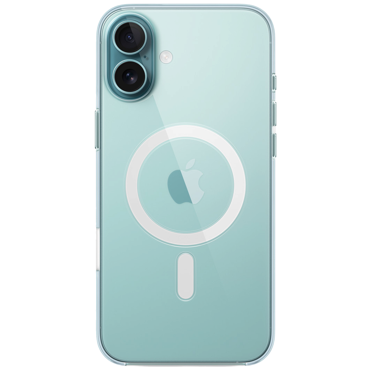 Силиконовый чехол Clear Case Magnetic для iPhone 16 Plus