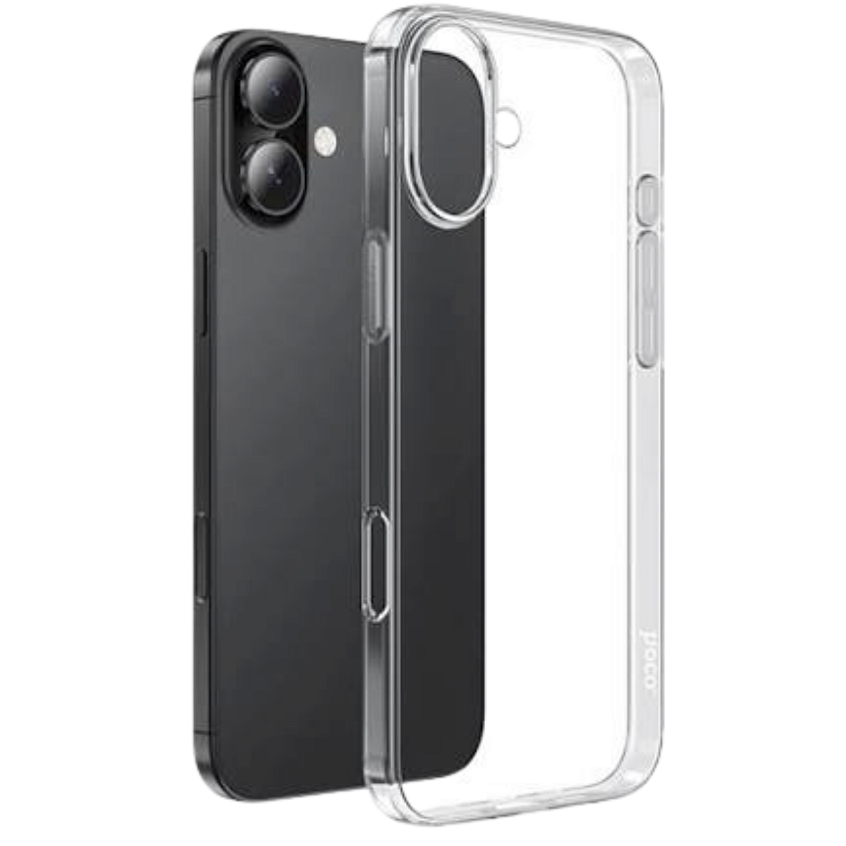 Силиконовый чехол Hoco Прозрачный для iPhone 16 Pro Max