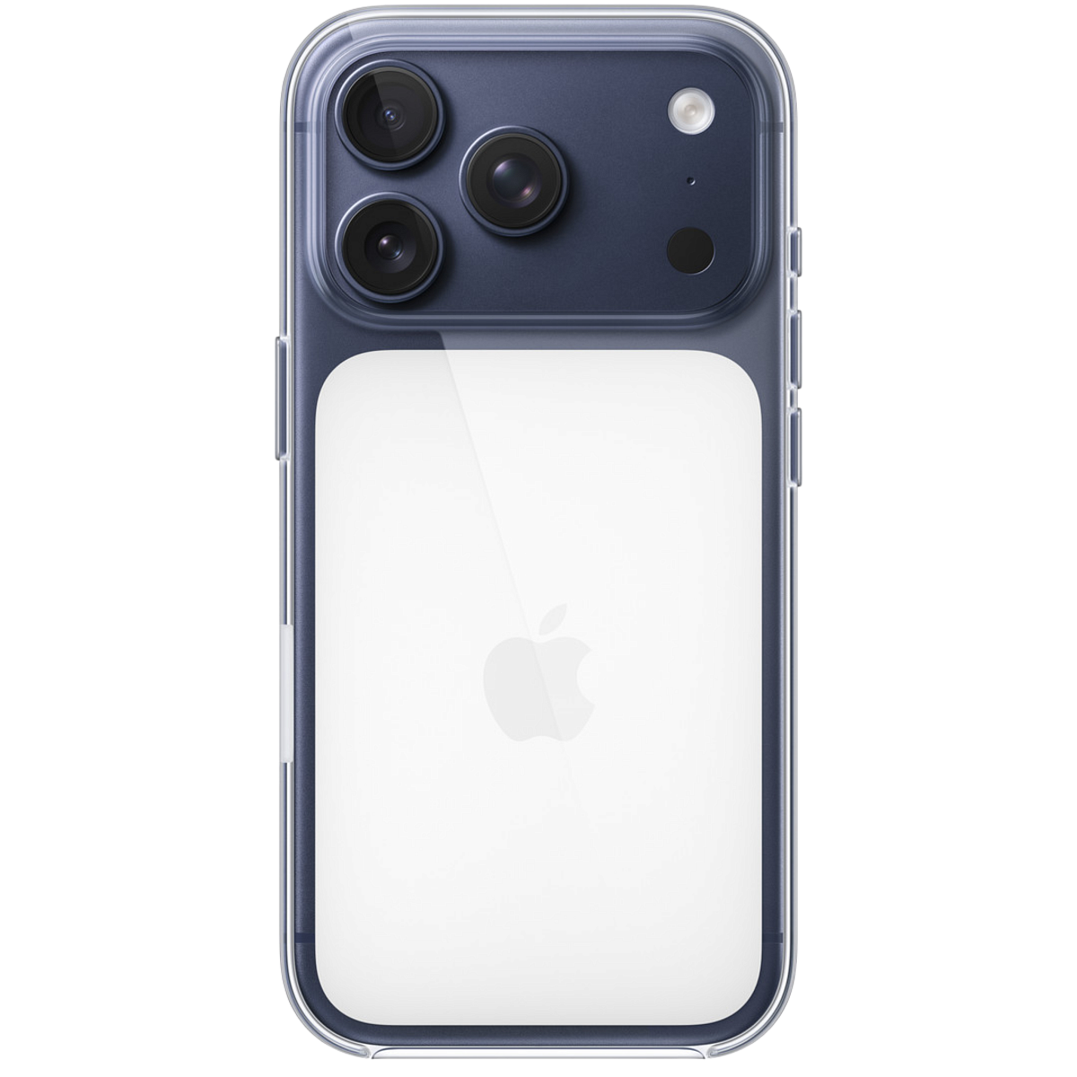 Силиконовый чехол Clear Case Magnetic для iPhone 17 Pro